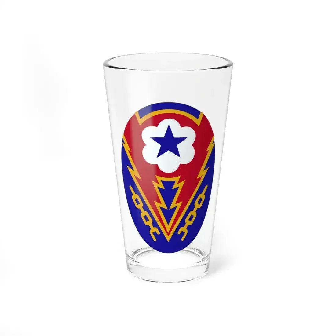 Communications Zone Personnel Europe (U.S. Army) Pint Glass 16oz 16oz - Go Mug Yourself