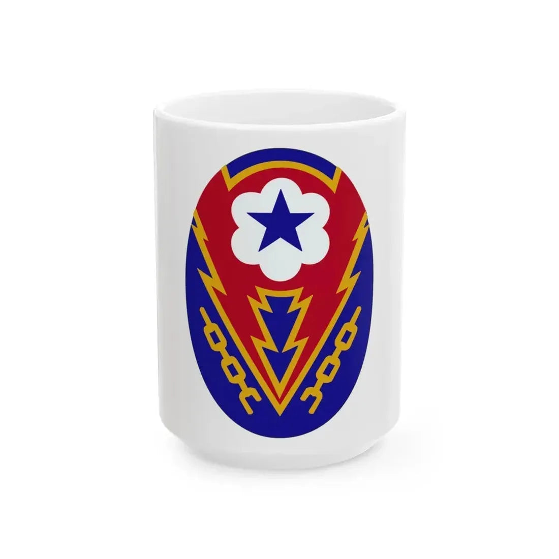 Communications Zone Personnel Europe (U.S. Army) White Coffee Mug 15oz - Go Mug Yourself
