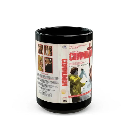 COMMUNION ALFRED SOLE (VHS COVER) - Black Coffee Mug 15oz - Go Mug Yourself