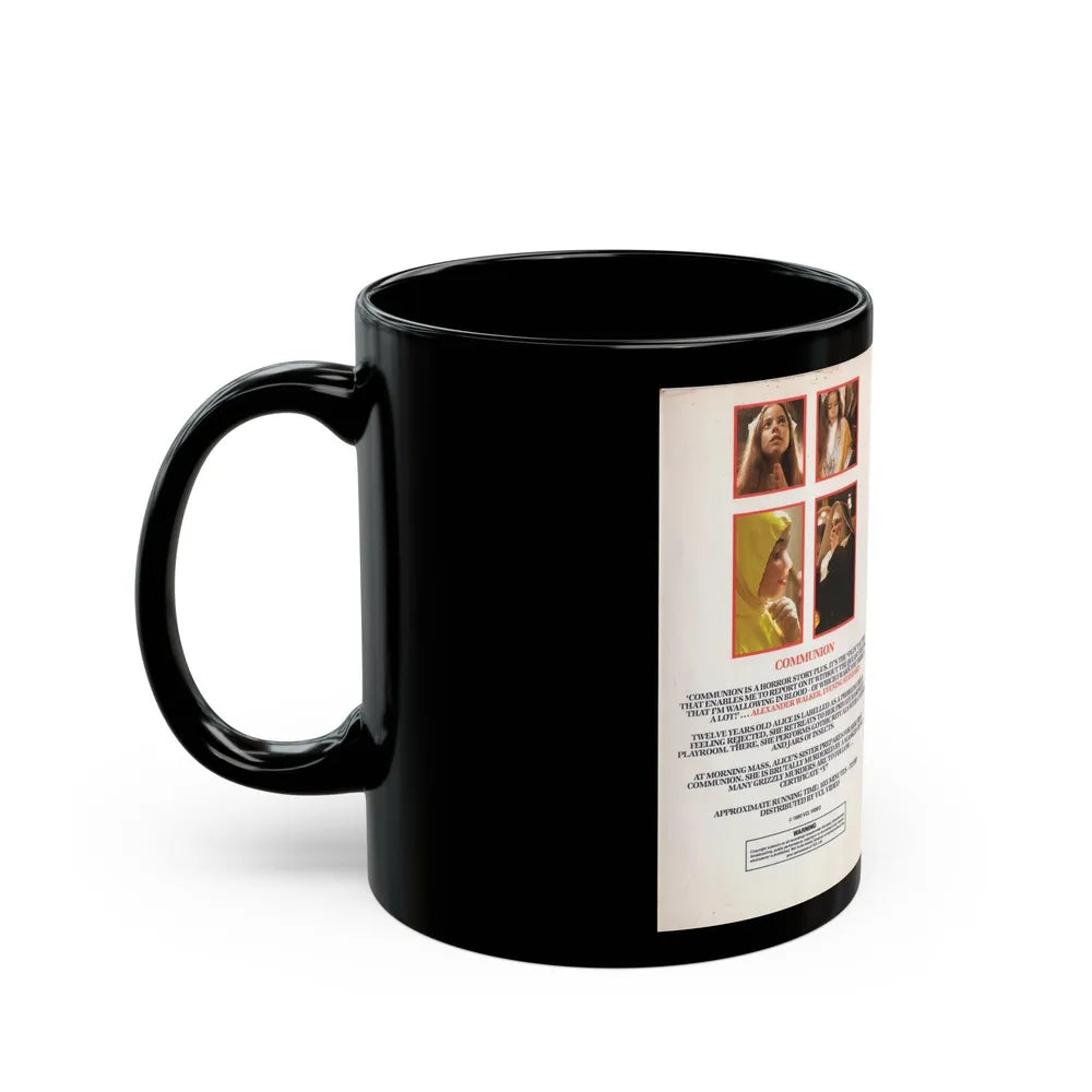 COMMUNION ALFRED SOLE (VHS COVER) - Black Coffee Mug-Go Mug Yourself