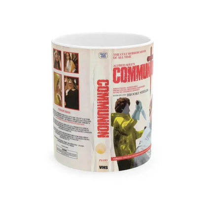 COMMUNION ALFRED SOLE (VHS COVER) - White Coffee Mug 11oz - Go Mug Yourself