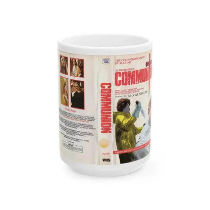 COMMUNION ALFRED SOLE (VHS COVER) - White Coffee Mug 15oz - Go Mug Yourself