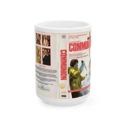 COMMUNION ALFRED SOLE (VHS COVER) - White Coffee Mug 15oz - Go Mug Yourself