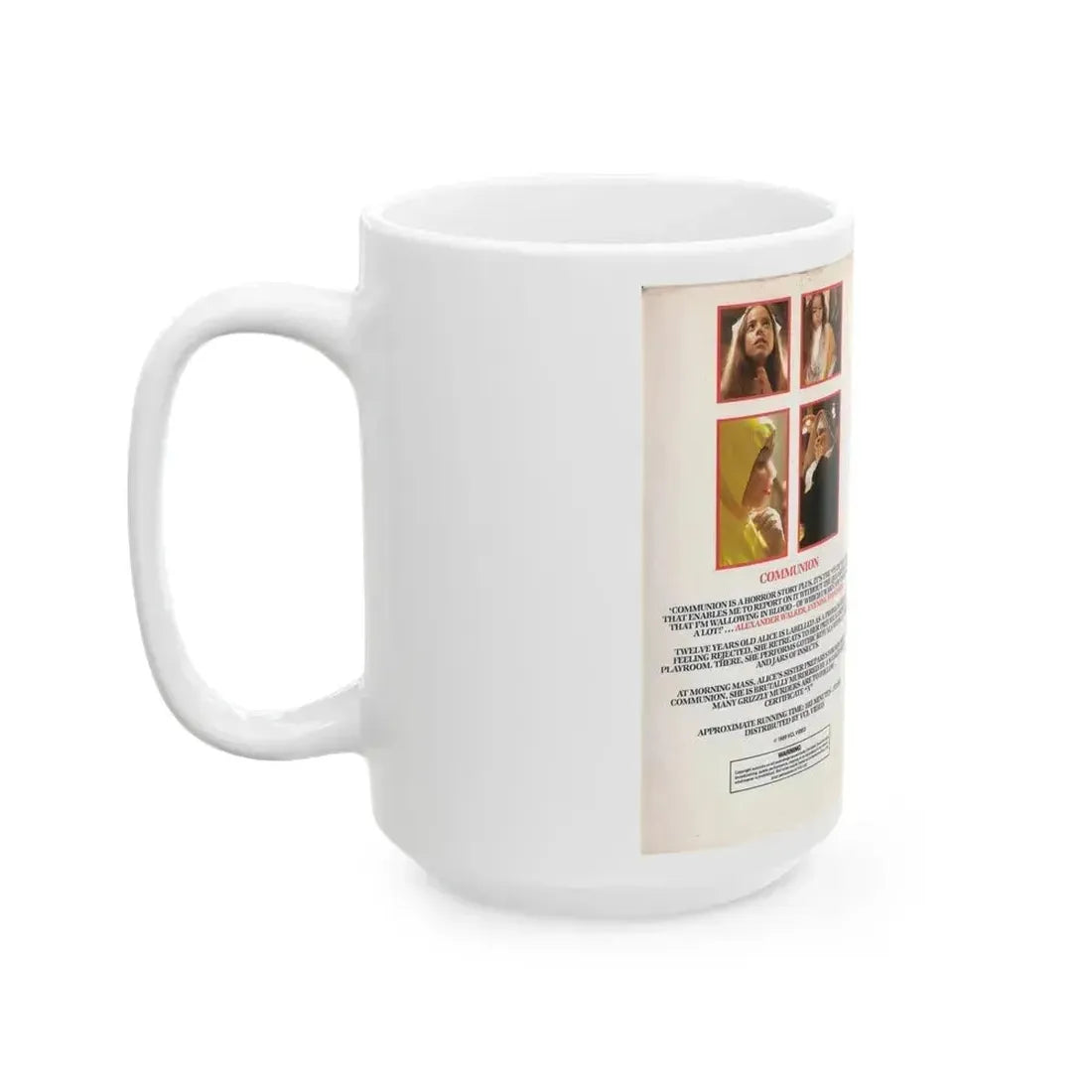COMMUNION ALFRED SOLE (VHS COVER) - White Coffee Mug - Go Mug Yourself
