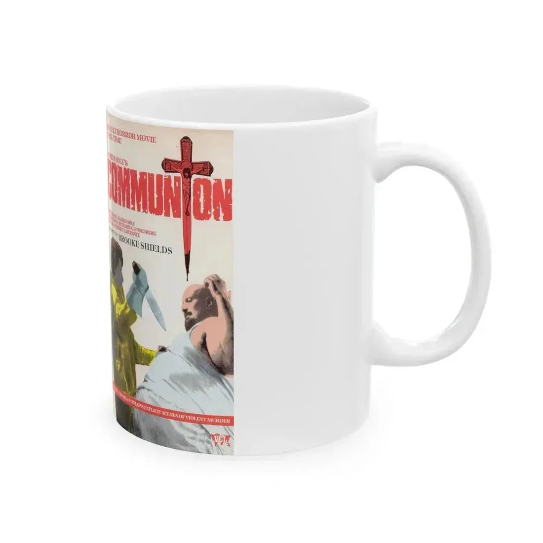 COMMUNION ALFRED SOLE (VHS COVER) - White Coffee Mug - Go Mug Yourself