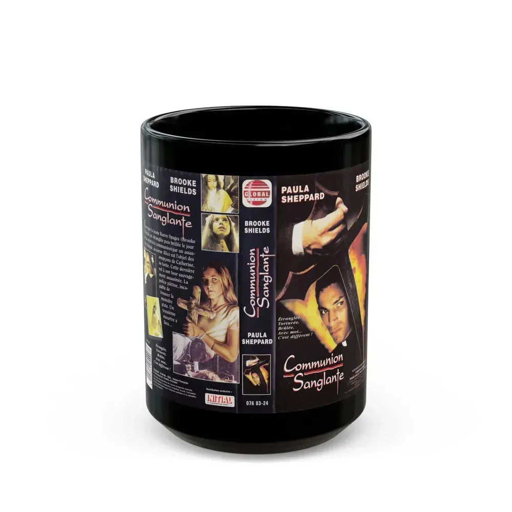 COMMUNION SANGLANTE (VHS COVER) - Black Coffee Mug 15oz - Go Mug Yourself