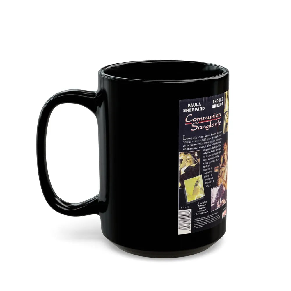 COMMUNION SANGLANTE (VHS COVER) - Black Coffee Mug-Go Mug Yourself