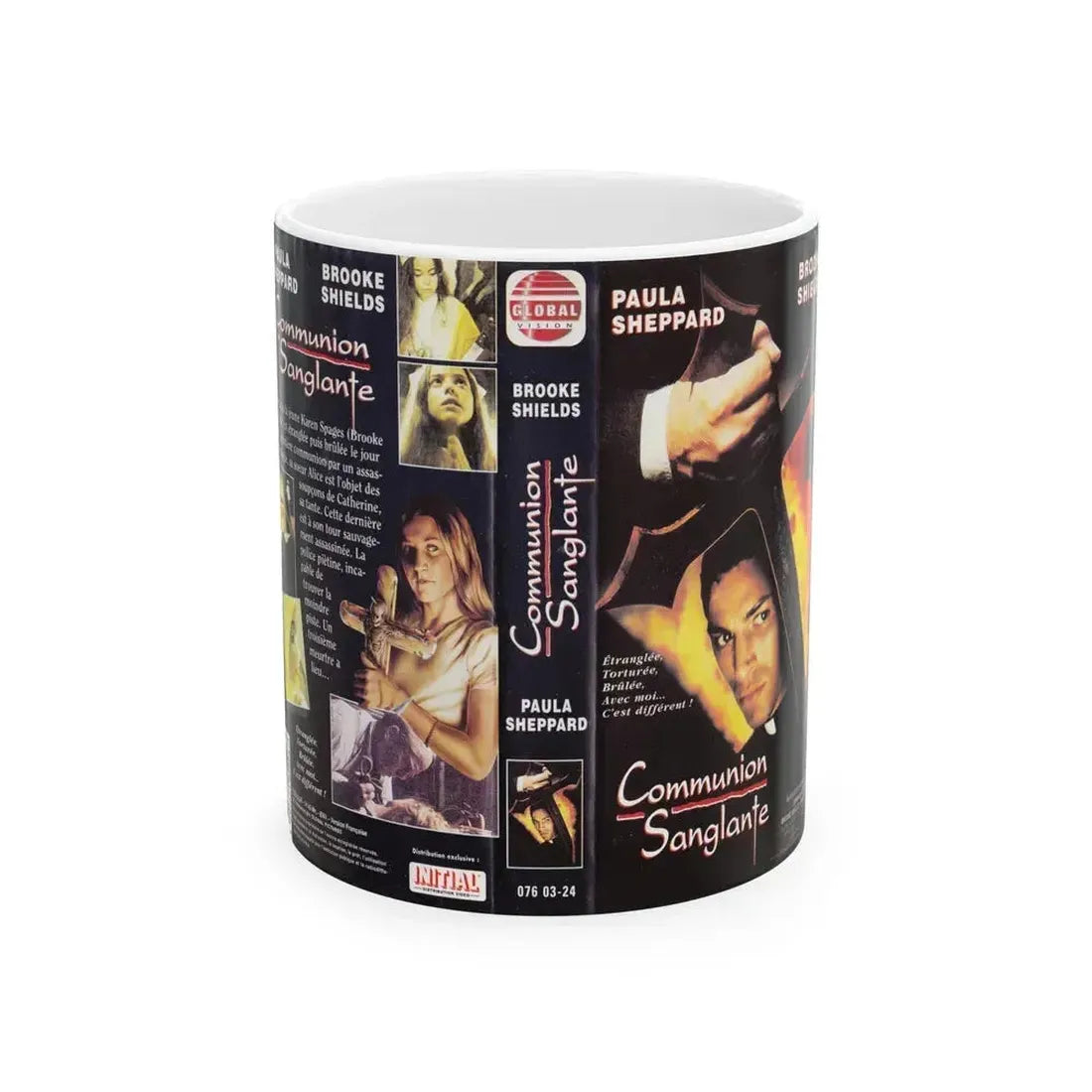 COMMUNION SANGLANTE (VHS COVER) - White Coffee Mug 11oz - Go Mug Yourself