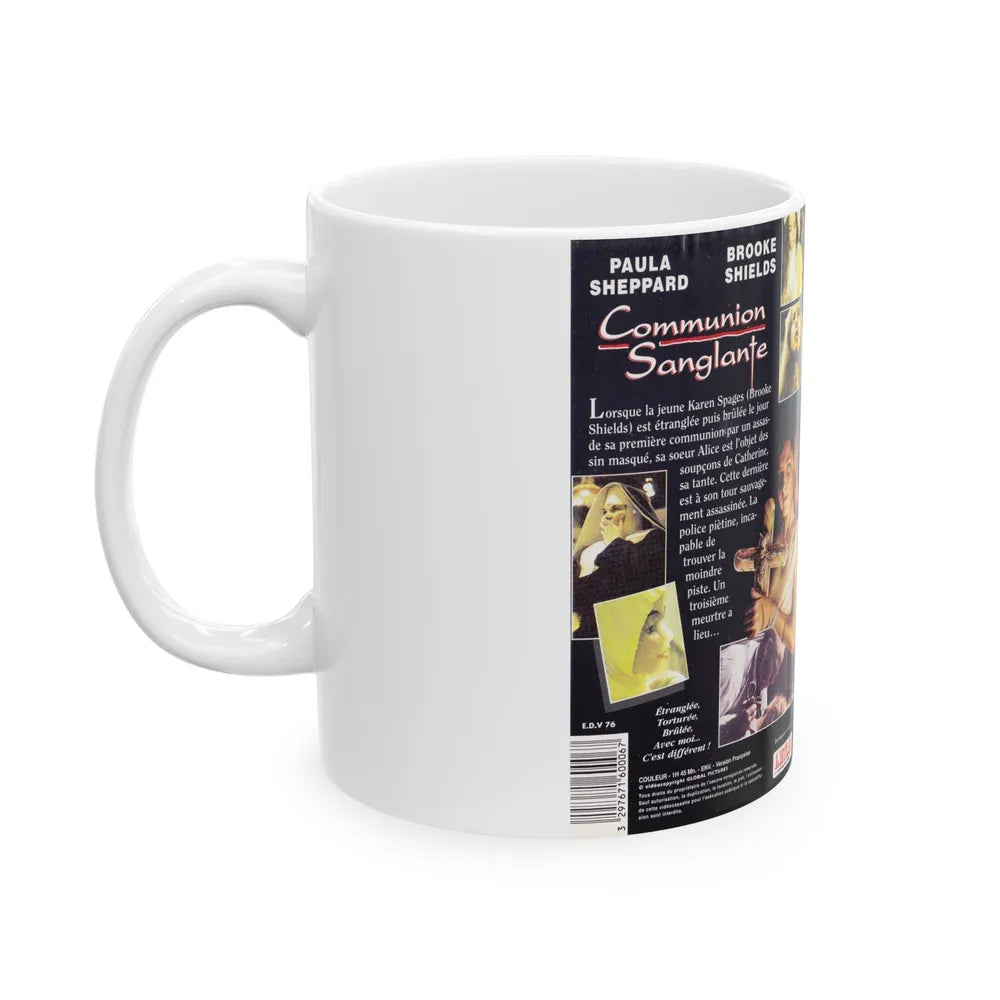 COMMUNION SANGLANTE (VHS COVER) - White Coffee Mug-Go Mug Yourself