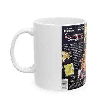 COMMUNION SANGLANTE (VHS COVER) - White Coffee Mug - Go Mug Yourself