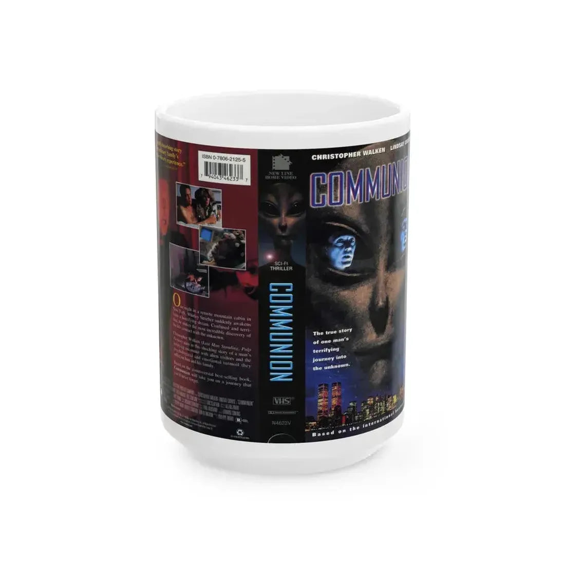 COMMUNION (VHS COVER) - White Coffee Mug 15oz - Go Mug Yourself