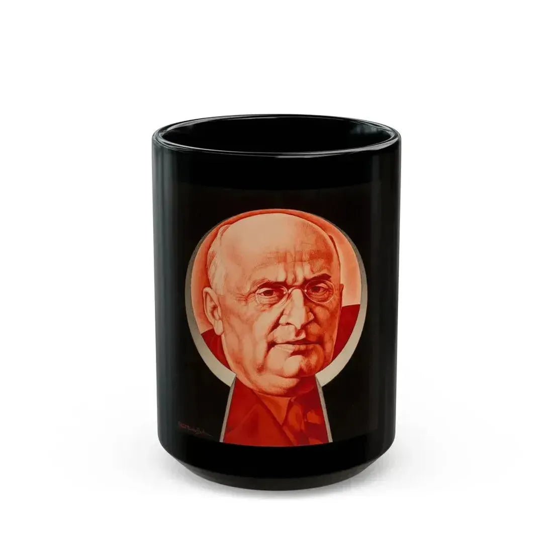 Communism's Beria, Time magazine cover, March 22, 1949 - Black Coffee Mug 15oz - Go Mug Yourself