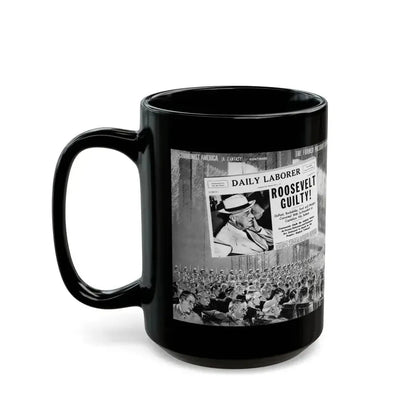 Communist America (A Fantasy), Click magazine, March 1940 - Black Coffee Mug - Go Mug Yourself