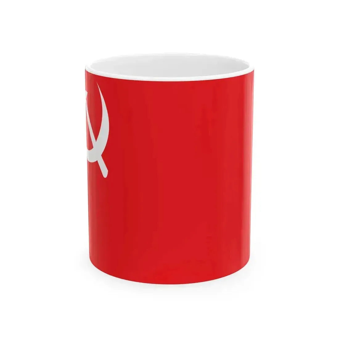 Communist Party of Bhutan Flag (Bhutan) White Coffee Mug 11oz - Go Mug Yourself
