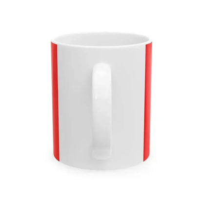 Communist Party of Burma flag 1970 (Myanmar) White Coffee Mug - Go Mug Yourself