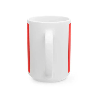 Communist Party of Burma flag 1970 (Myanmar) White Coffee Mug - Go Mug Yourself