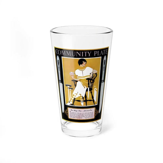 Community Plate, Woman's Home Companion, November 1924 - Pint Glass 16oz 16oz - Go Mug Yourself