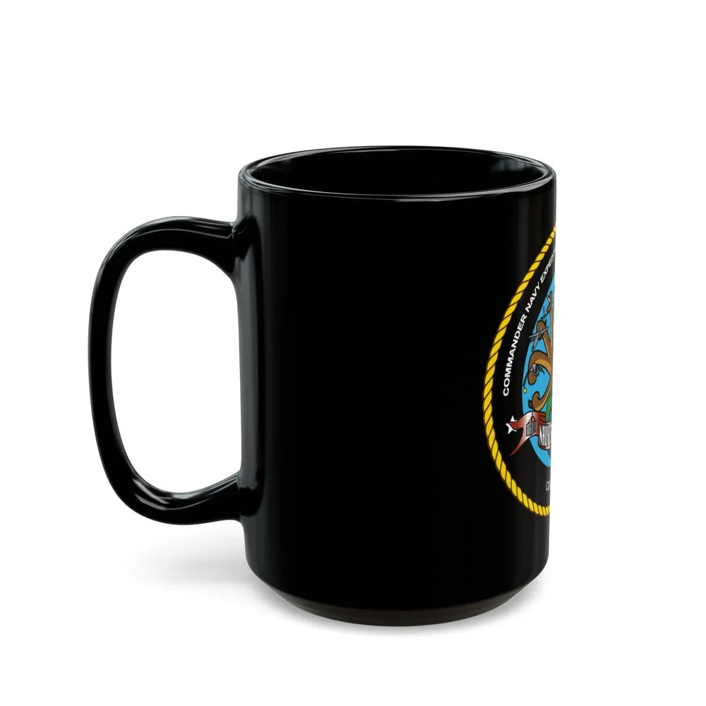 COMNAVELSG Cargo Handlers Commander Navy Expeditionary Logistics Support Group (U.S. Navy) Black Coffee Mug-Go Mug Yourself