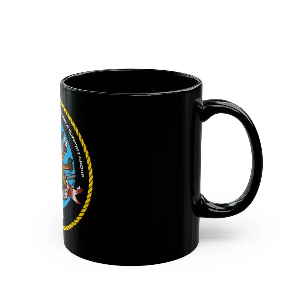 COMNAVELSG Cargo Handlers Commander Navy Expeditionary Logistics Support Group (U.S. Navy) Black Coffee Mug-Go Mug Yourself