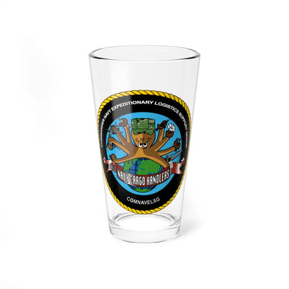 COMNAVELSG Cargo Handlers Commander Navy Expeditionary Logistics Support Group (U.S. Navy) Pint Glass 16oz-16oz-Go Mug Yourself