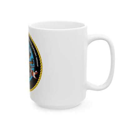 COMNAVELSG Cargo Handlers Commander Navy Expeditionary Logistics Support Group (U.S. Navy) White Coffee Mug-Go Mug Yourself