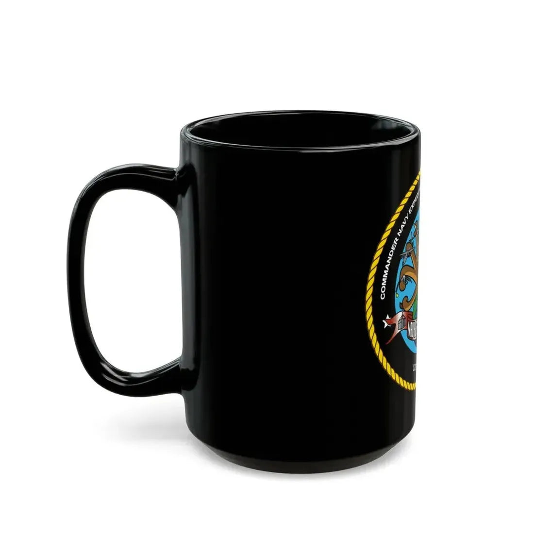 COMNAVELSG Cargo Handlers Commander Navy Expeditionary Logistics Support Group (U.S. Navy) Black Coffee Mug - Go Mug Yourself