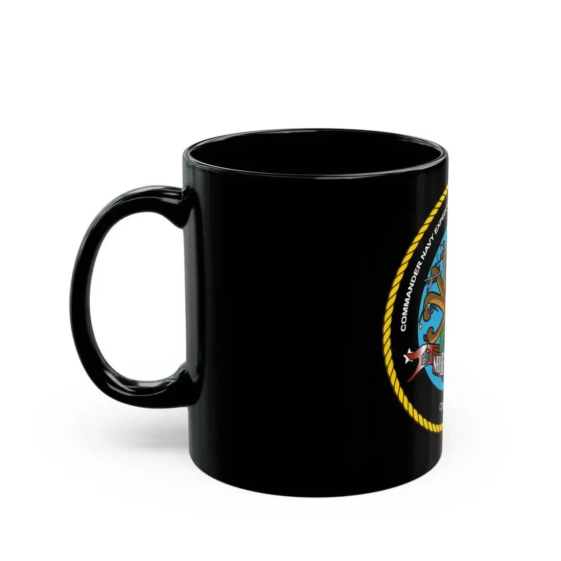 COMNAVELSG Cargo Handlers Commander Navy Expeditionary Logistics Support Group (U.S. Navy) Black Coffee Mug - Go Mug Yourself