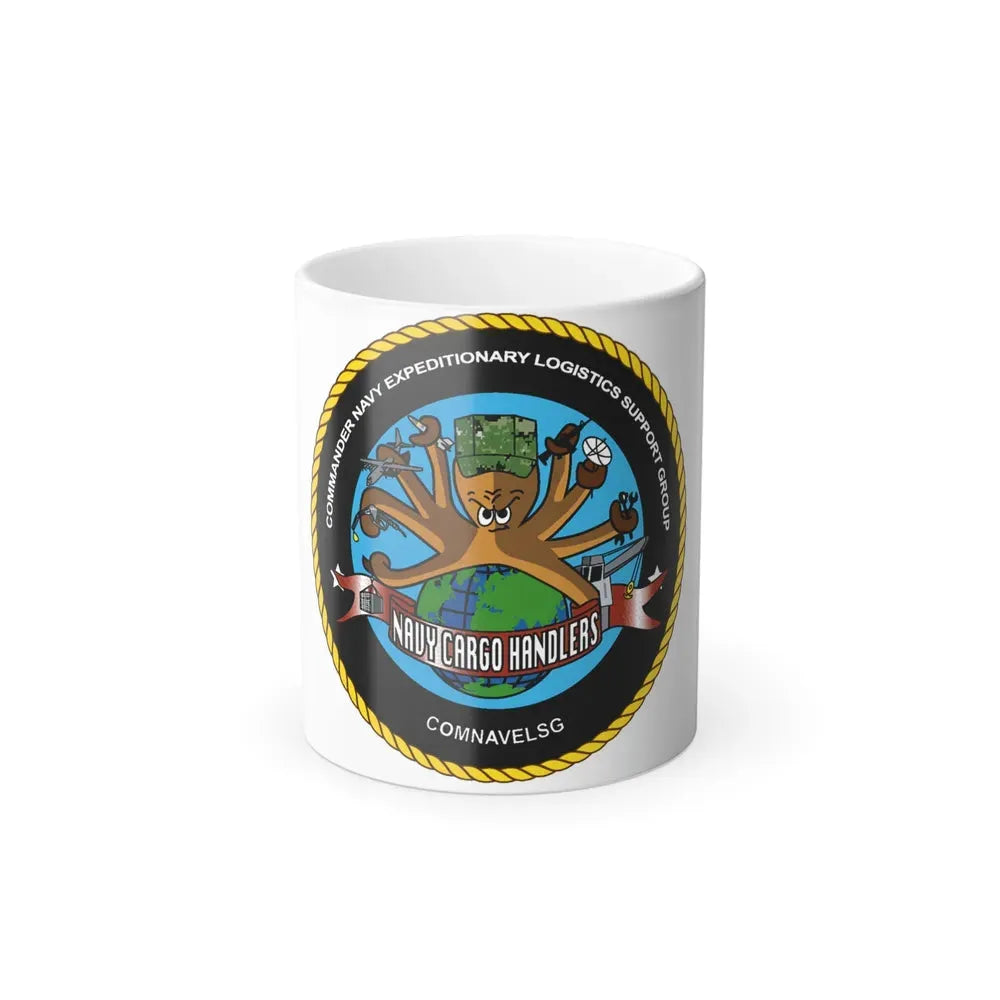 COMNAVELSG Cargo Handlers Commander Navy Expeditionary Logistics Support Group (U.S. Navy) Color Changing Mug 11oz Default Title 11oz - Go Mug Yourself