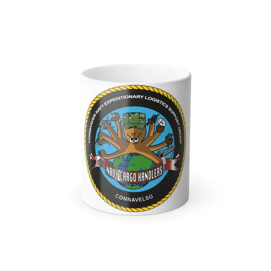 COMNAVELSG Cargo Handlers Commander Navy Expeditionary Logistics Support Group (U.S. Navy) Color Changing Mug 11oz Default Title 11oz - Go Mug Yourself