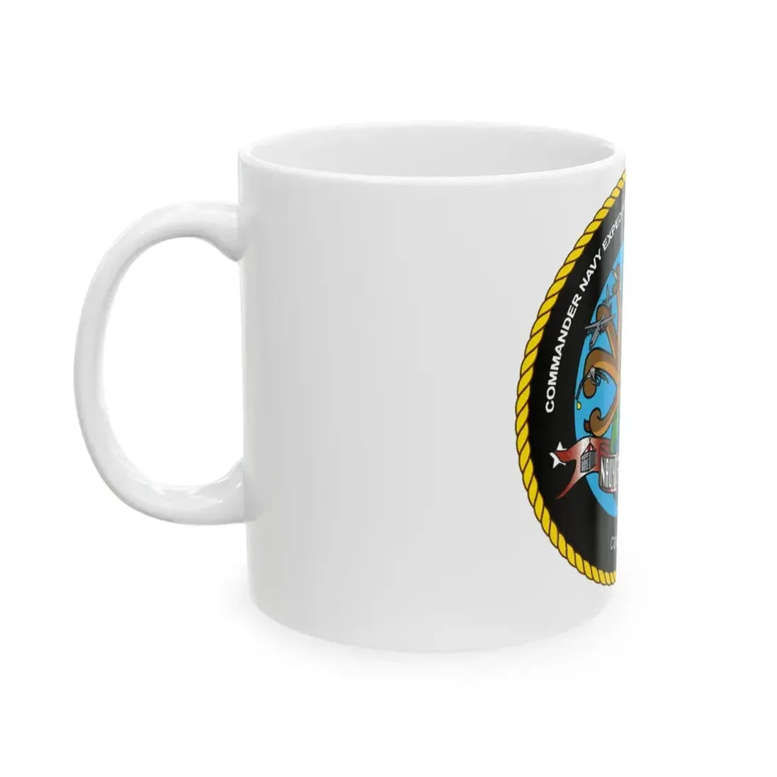 COMNAVELSG Cargo Handlers Commander Navy Expeditionary Logistics Support Group (U.S. Navy) White Coffee Mug - Go Mug Yourself