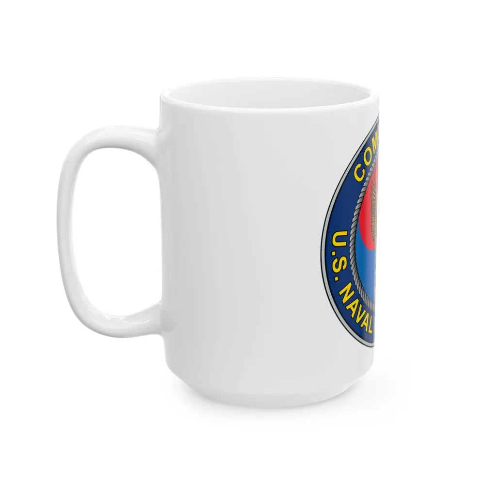 COMNAVFOR Korea Commander Naval Forces Korea (U.S. Navy) White Coffee Mug-Go Mug Yourself