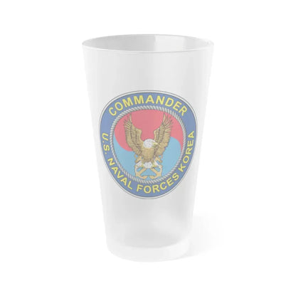 COMNAVFOR Korea Commander Naval Forces Korea (U.S. Navy) Frosted Pint Glass 16oz Default Title - Go Mug Yourself