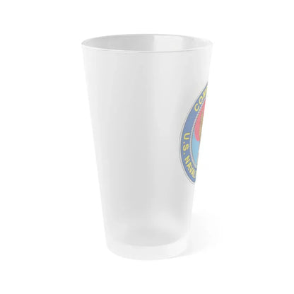 COMNAVFOR Korea Commander Naval Forces Korea (U.S. Navy) Frosted Pint Glass 16oz - Go Mug Yourself