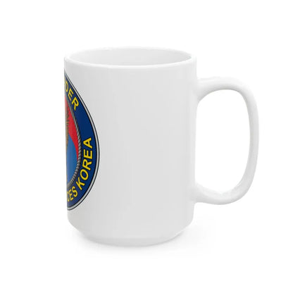 COMNAVFOR Korea Commander Naval Forces Korea (U.S. Navy) White Coffee Mug - Go Mug Yourself
