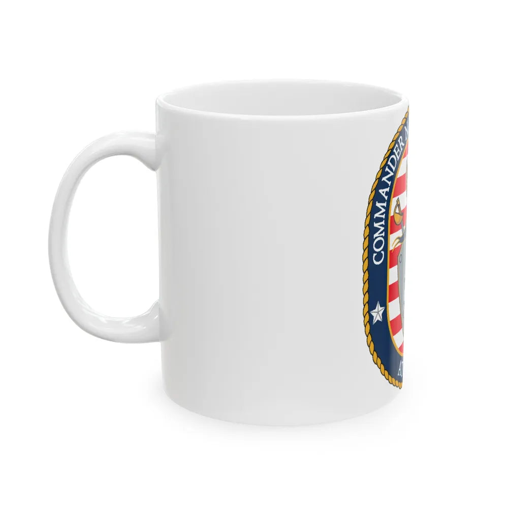 COMNAVSURFLANT N44 Commander Naval Surface Force Atlantic (U.S. Navy) White Coffee Mug-Go Mug Yourself