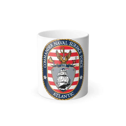 COMNAVSURFLANT N44 Commander Naval Surface Force Atlantic (U.S. Navy) Color Changing Mug 11oz Default Title 11oz - Go Mug Yourself