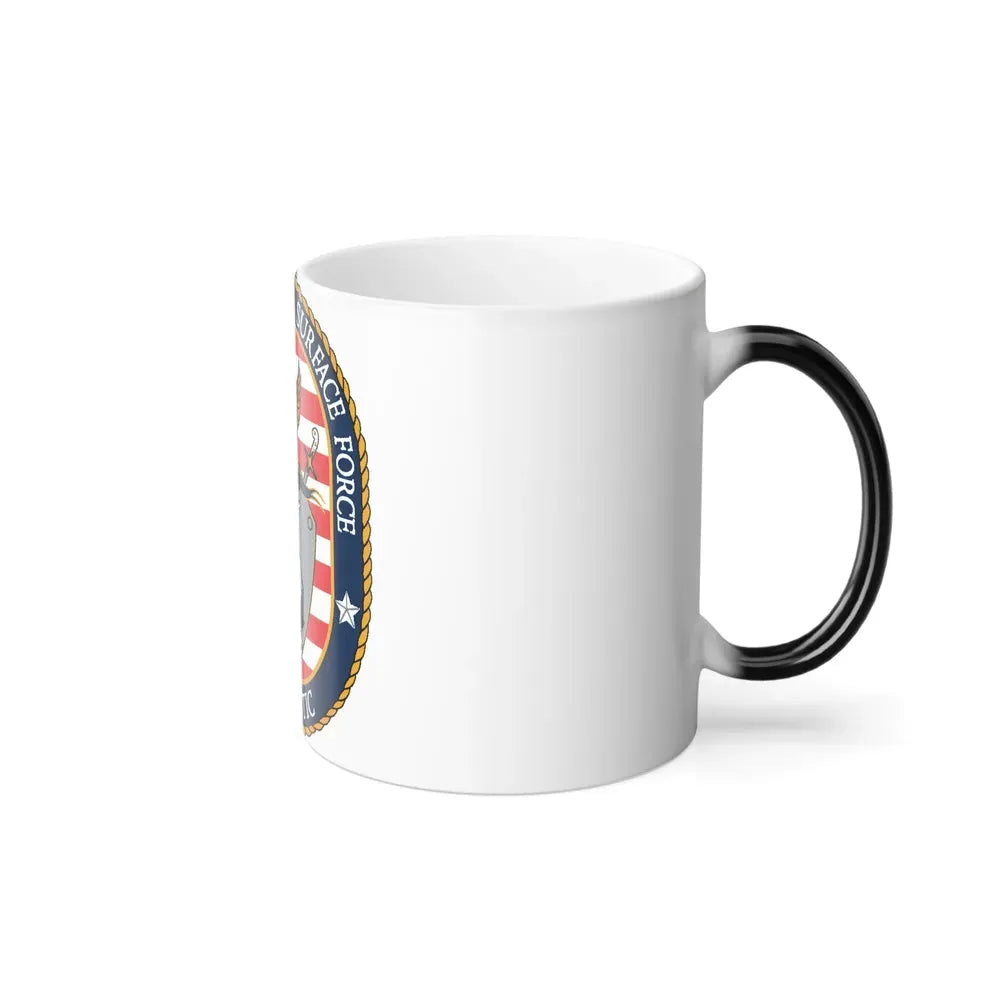 COMNAVSURFLANT N44 Commander Naval Surface Force Atlantic (U.S. Navy) Color Changing Mug 11oz - Go Mug Yourself