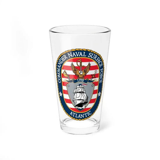 COMNAVSURFLANT N44 Commander Naval Surface Force Atlantic (U.S. Navy) Pint Glass 16oz 16oz - Go Mug Yourself