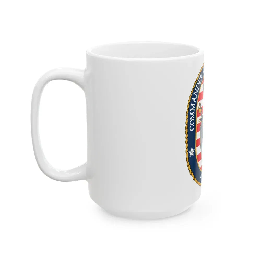 COMNAVSURFLANT N44 Commander Naval Surface Force Atlantic (U.S. Navy) White Coffee Mug - Go Mug Yourself