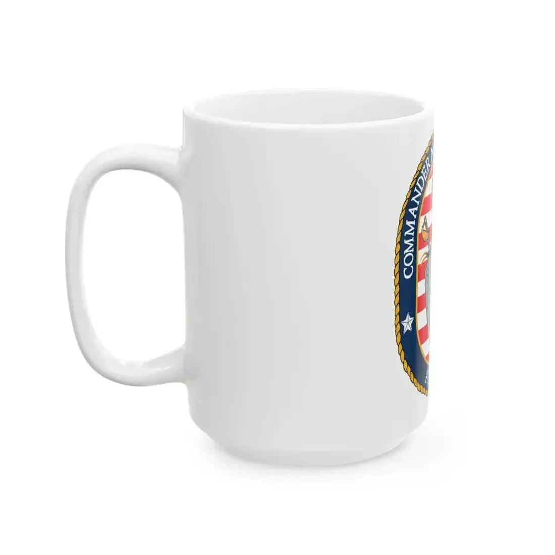 COMNAVSURFLANT N44 Commander Naval Surface Force Atlantic (U.S. Navy) White Coffee Mug - Go Mug Yourself