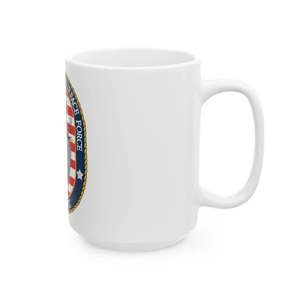 COMNAVSURFLANT N44 Commander Naval Surface Force Atlantic (U.S. Navy) White Coffee Mug - Go Mug Yourself