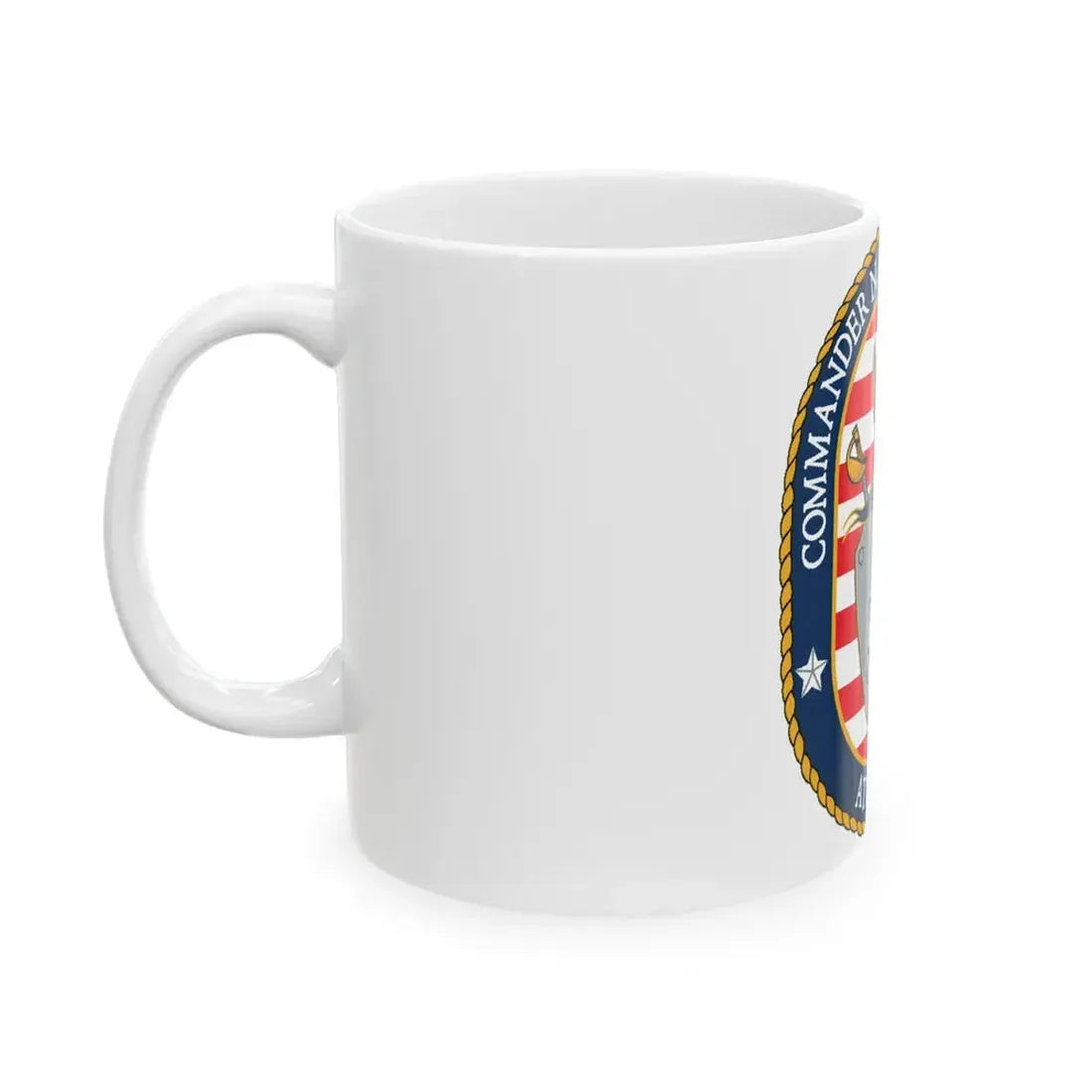 COMNAVSURFLANT N44 Commander Naval Surface Force Atlantic (U.S. Navy) White Coffee Mug - Go Mug Yourself
