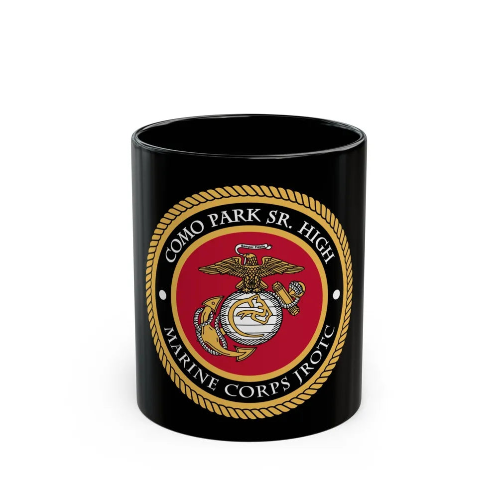 Como Park Sr High Marine Corps Jrotc (USMC) Black Coffee Mug-11oz-Go Mug Yourself