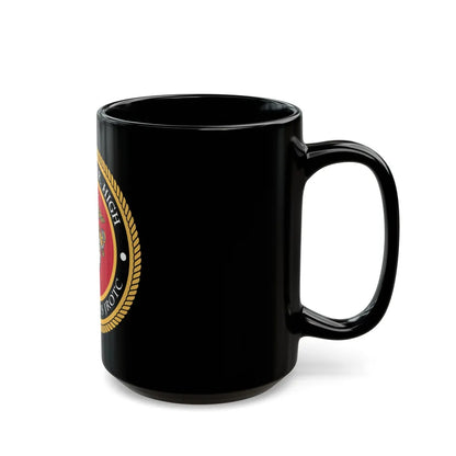 Como Park Sr High Marine Corps Jrotc (USMC) Black Coffee Mug-Go Mug Yourself