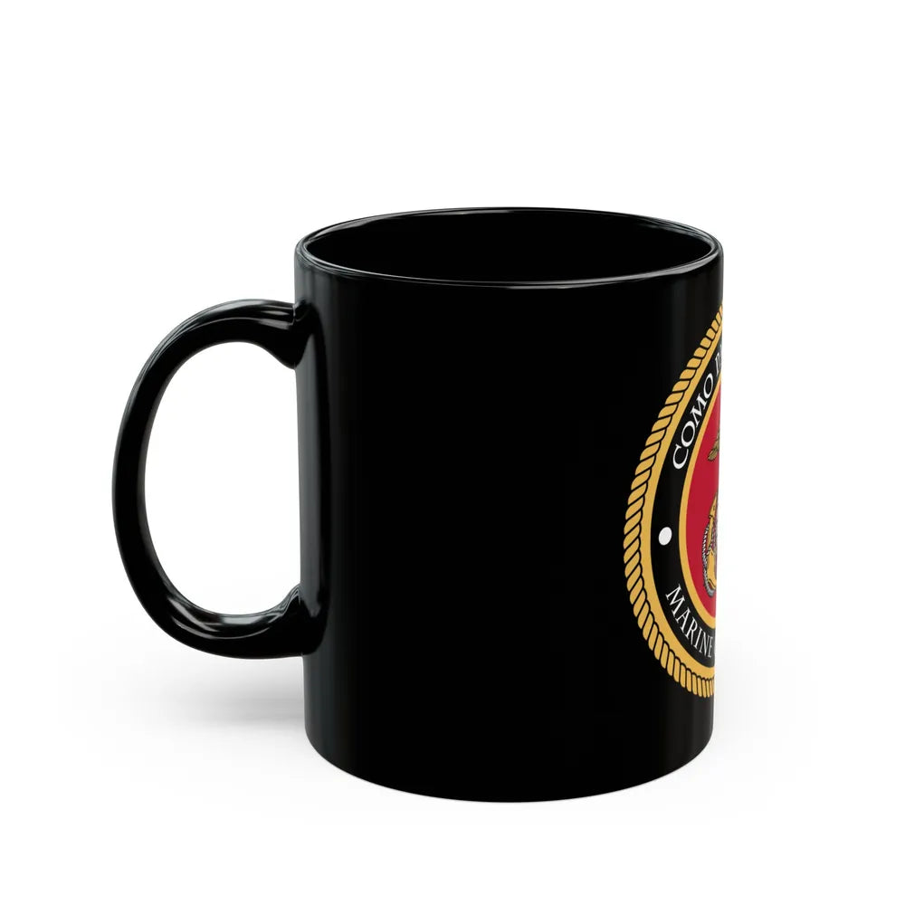 Como Park Sr High Marine Corps Jrotc (USMC) Black Coffee Mug-Go Mug Yourself