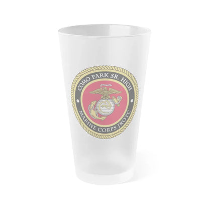 Como Park Sr High Marine Corps Jrotc (USMC) Frosted Pint Glass 16oz Default Title - Go Mug Yourself
