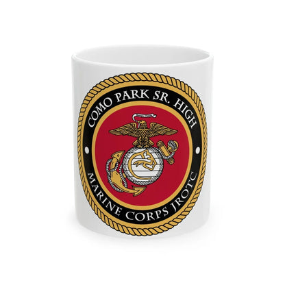 Como Park Sr High Marine Corps Jrotc (USMC) White Coffee Mug-11oz-Go Mug Yourself