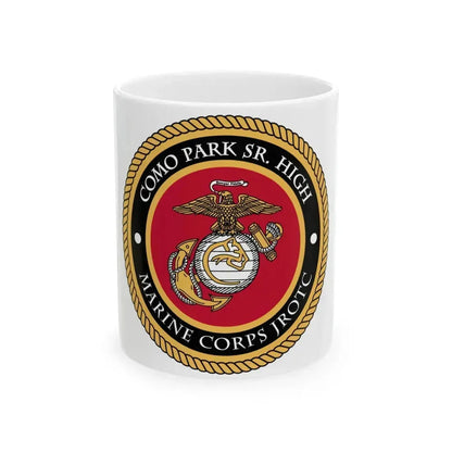 Como Park Sr High Marine Corps Jrotc (USMC) White Coffee Mug 11oz - Go Mug Yourself