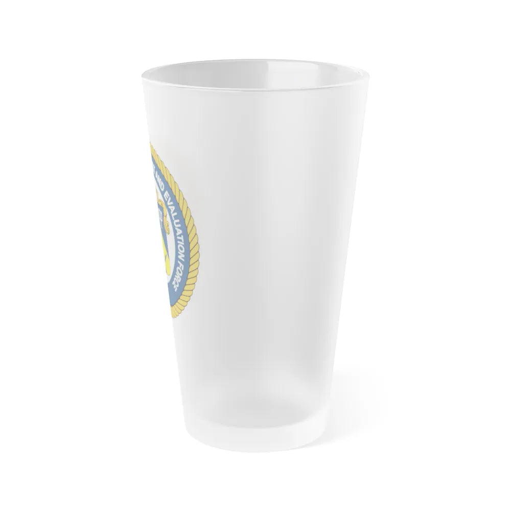 COMOPTEVFOR Commander Operational Test & Evaluation Force (U.S. Navy) Frosted Pint Glass 16oz-Go Mug Yourself