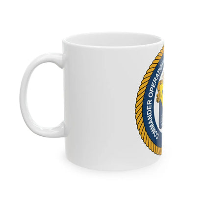 COMOPTEVFOR Commander Operational Test & Evaluation Force (U.S. Navy) White Coffee Mug-Go Mug Yourself